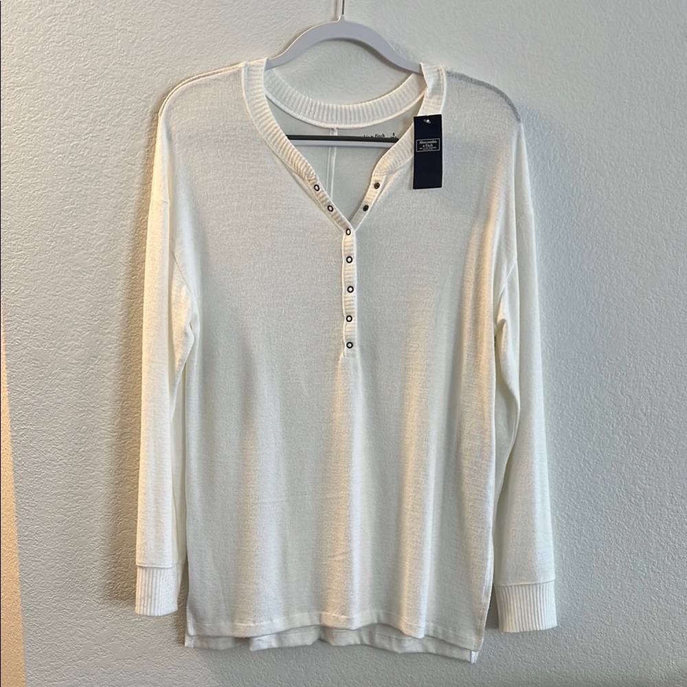 White Long Sleeve Top